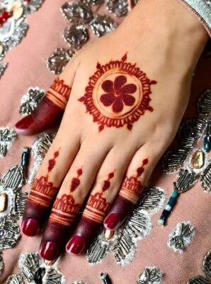 Premium Back Hand Mehndi Design gives a royal effect