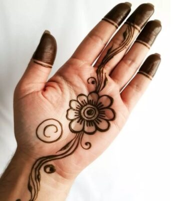 Punjabi Royal Front Hand Mehndi Design