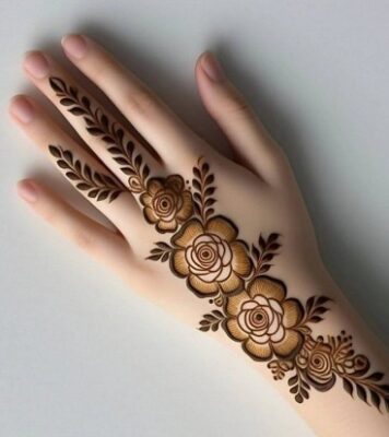 Royal Stylish Full Hand Mehndi Design looks luxurious