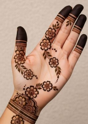 Shaded Mehndi Designs Image looks stylish