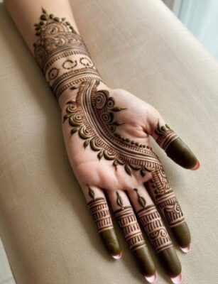 Simple Henna New Mehndi Design suits every occasion