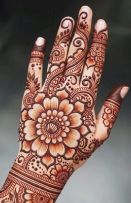 Simple Mehndi Design New adds charm to any occasion