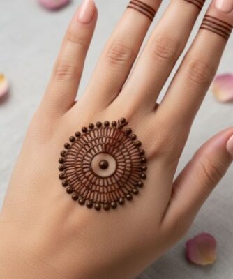 Simple Mehndi Design New is easy and quick to apply