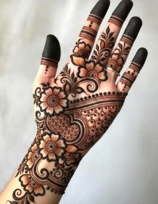 Simple Royal Front Hand Mehndi Design