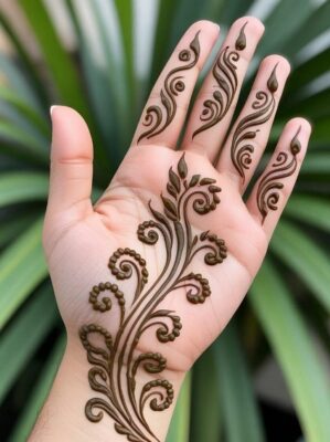 Stylish Arabic Mehndi Design fits every occasion