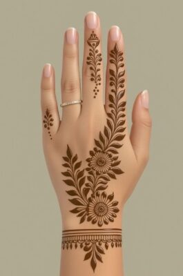 Stylish Mehndi Design for Girls
