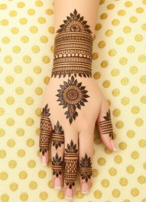 Stylish Simple Mehndi Design