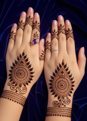 Trendy Back Hand Mehndi Design rules fashion