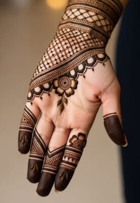 Trendy Front Hand Mehndi Design rules social media
