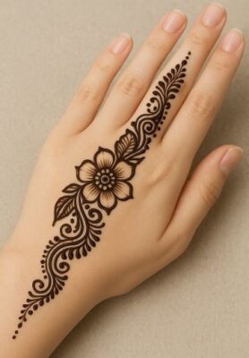 Unique Arabic Mehndi Design attracts everyone