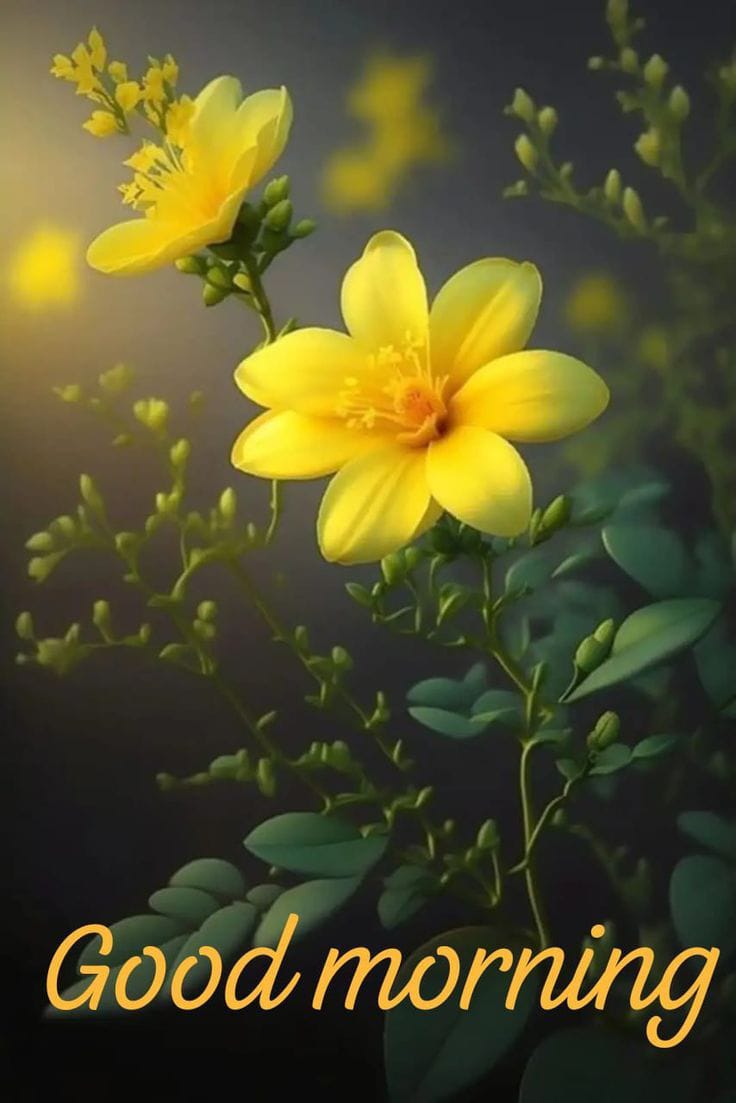 A peaceful Good Morning brings calmness to the mind