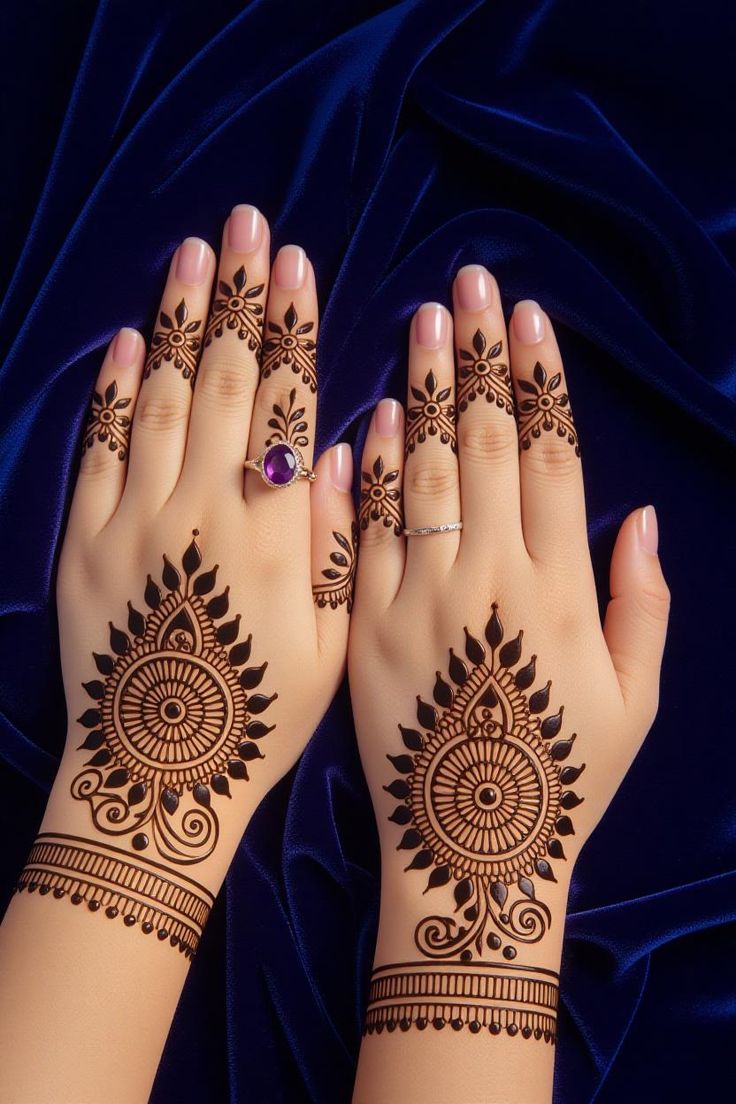 Arabic Mehndi Design gives a bold and stylish look