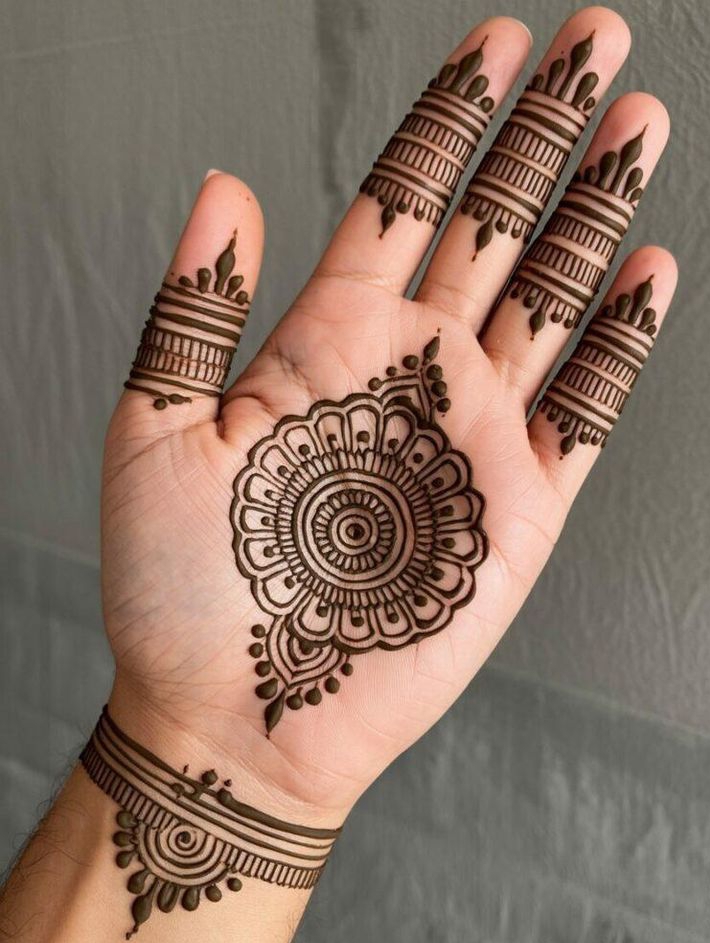 Floral Mehndi Design is loved for its soft beauty