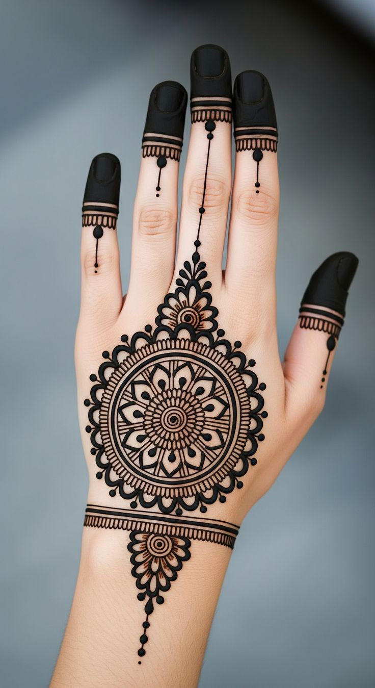 Kids enjoy cute Mehndi Design patterns