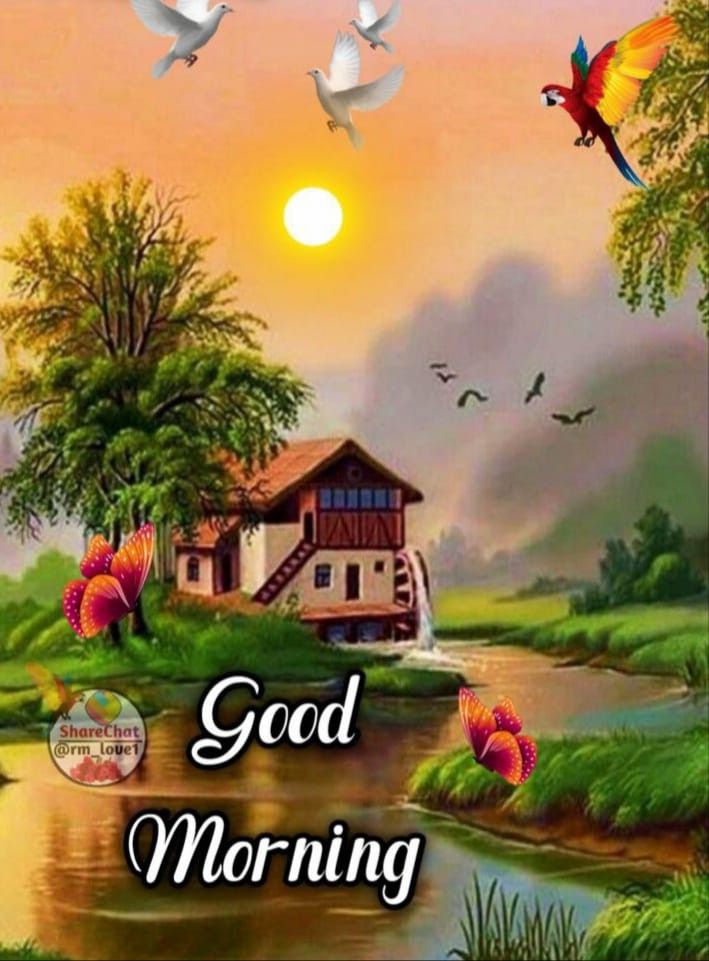 Sharing a warm Good Morning spreads happiness around