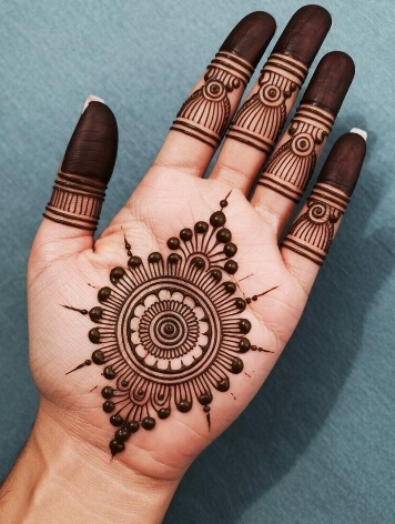 Stylish Stylish Simple Mehndi Design