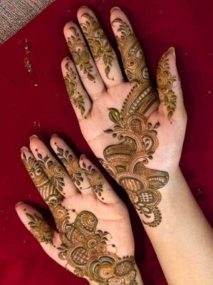Arabic Mehndi Design never goes out of trend