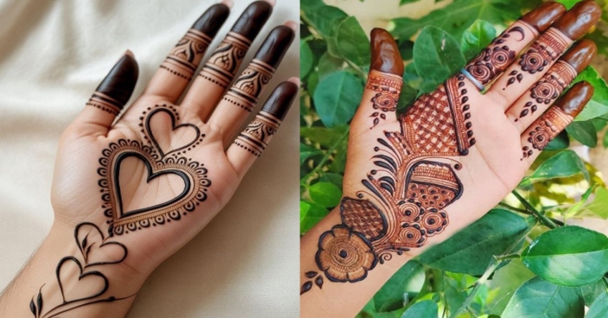 Easy Front Hand Simple Mehndi Design For 2026