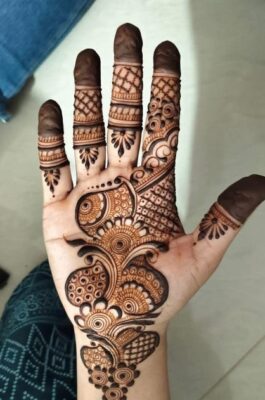 Full Hand Mehndi Design adds charm to celebrations