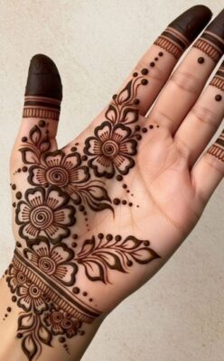 Full Hand Mehndi Design includes detailed and artistic work