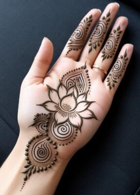 Full Hand Mehndi Design is suitable for special ceremonies
