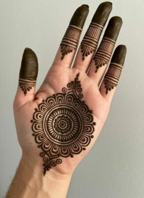 Full Hand Mehndi Design looks amazing in photos