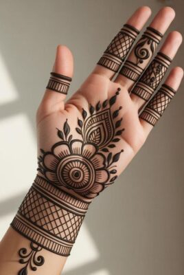 Full Hand Mehndi Design makes hands look graceful