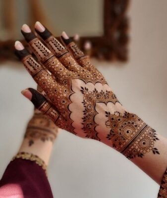 Mehndi Design Back Hand enhances overall style