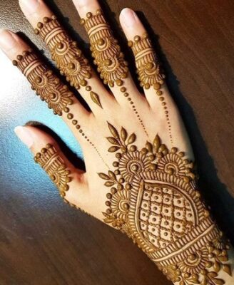 Mehndi Design Back Hand is loved by young girls