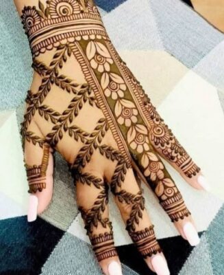 Mehndi Design Photo captures artistic creativity