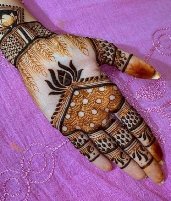 Mehndi Design Photo makes designs easy to copy