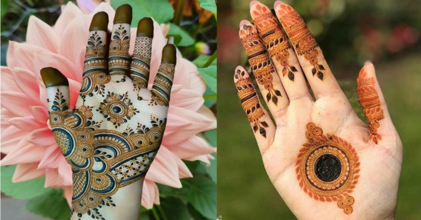 Mehndi Design Simple Front Hand