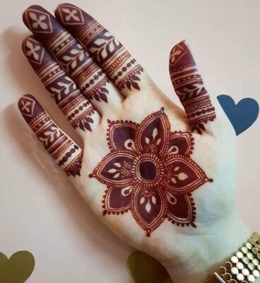 Mehndi Design Simple saves time and effort