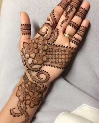 Mehndi Design adds charm to celebrations
