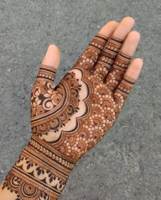 Mehndi Design completes the festive appearance.