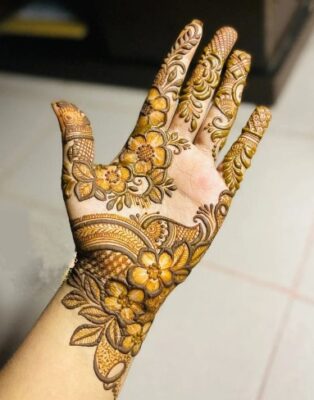 Mehndi Design is ideal for weddings