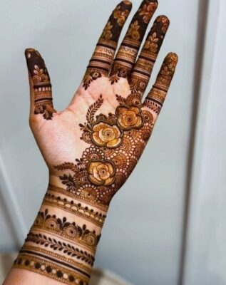 Mehndi Design is ideal for weddings