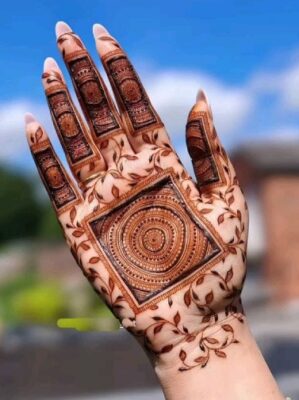 Royal Front Hand Mehndi Design is elegant and neat