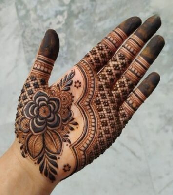 Royal Front Hand Mehndi Design is perfect for weddings