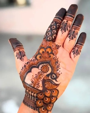 Royal Front Hand Mehndi Design is perfect for weddings