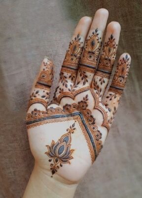 Royal Front Hand Mehndi Design makes every occasion special