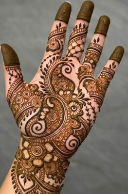 Aesthetic Mehndi Design is simple yet very attractive