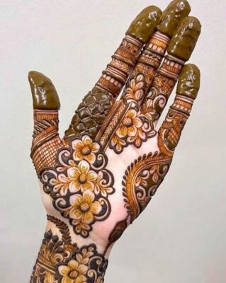 Aesthetic Mehndi Design is suitable for small celebrations