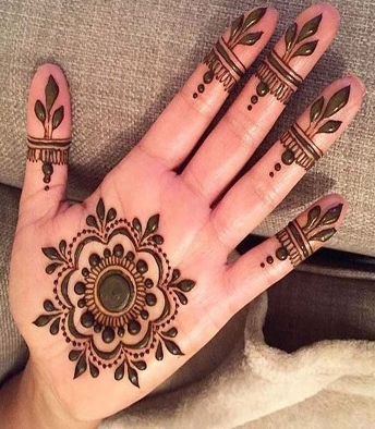 Aesthetic Mehndi Design reflects modern taste