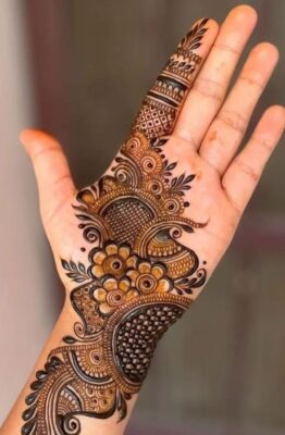 Arabic Mehndi Design is perfect for weddings and festivals