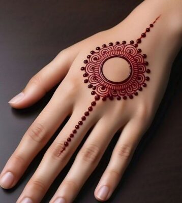 Mehndi Design Back Hand adds charm to traditional looks