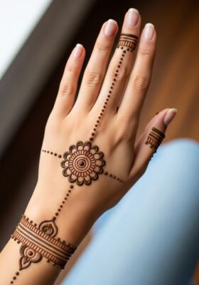 Mehndi Design Back Hand gives a stylish and trendy look
