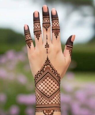 Mehndi Design Back Hand is ideal for weddings and parties