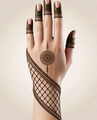 Mehndi Design Back Hand is perfect for modern functions