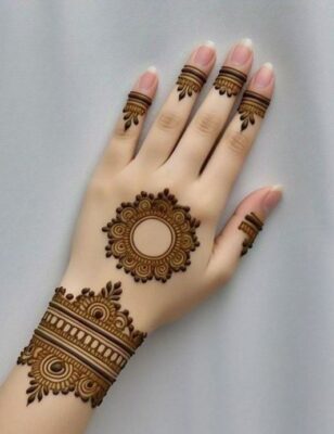 Mehndi Design Back Hand is trending on social media